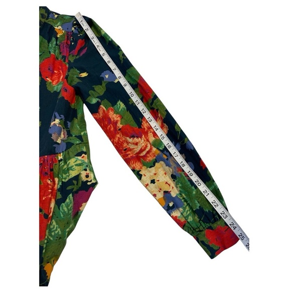 Sézane Trianon Print Blue Floral Hidaya Dress Size 34/XS - Picture 13 of 17